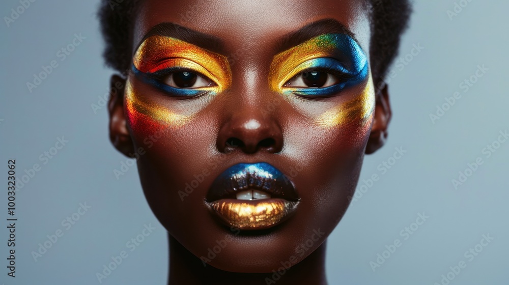 Vibrant Beauty with Bold Art Makeup Vibrant Beauty with Bold Art Makeup
