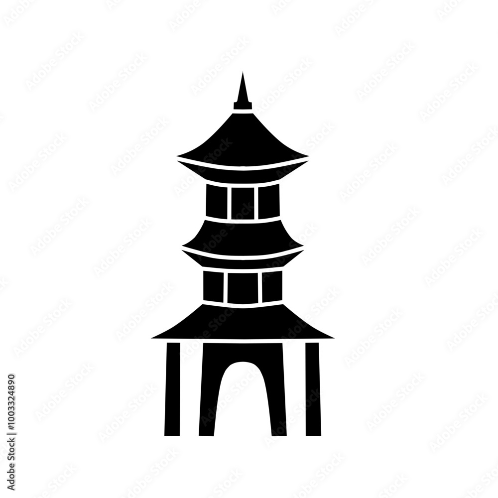 pagoda icon pagoda icon