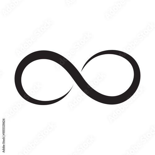 infinity line loop logo