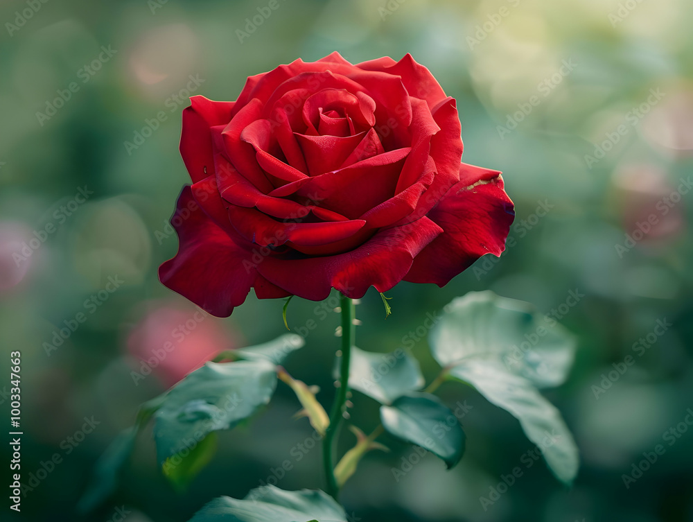 Single Red Rose Bloom Photography Single Red Rose Bloom Photography