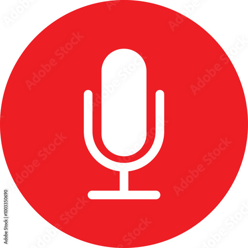 microphone icon vector illustration
