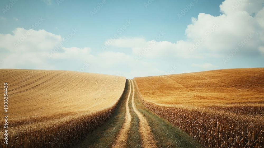 Golden Path Through the Fields Golden Path Through the Fields