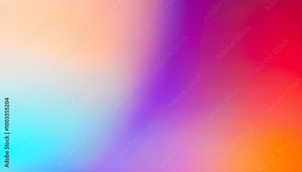 Obraz premium Vibrant Gradient Spectrum: Abstract Digital Artwork Featuring Smooth Color Transitions Ideal for Copy Space, Text, and Graphic Design, Offering a Dynamic, Energetic Visual Resource for Modern Projects