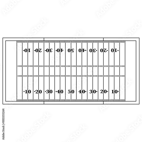 Football Field Outline