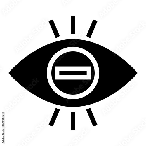 myopia Solid icon