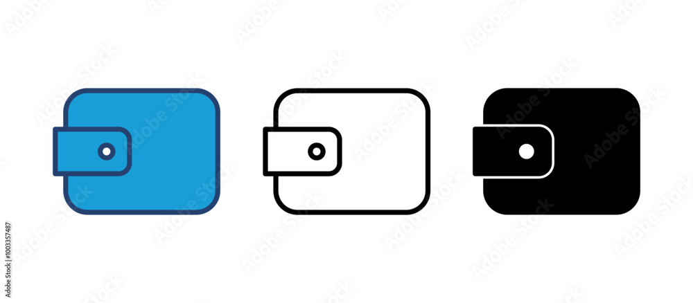 Wallet icon vector. wallet vector icon Wallet icon vector. wallet vector icon