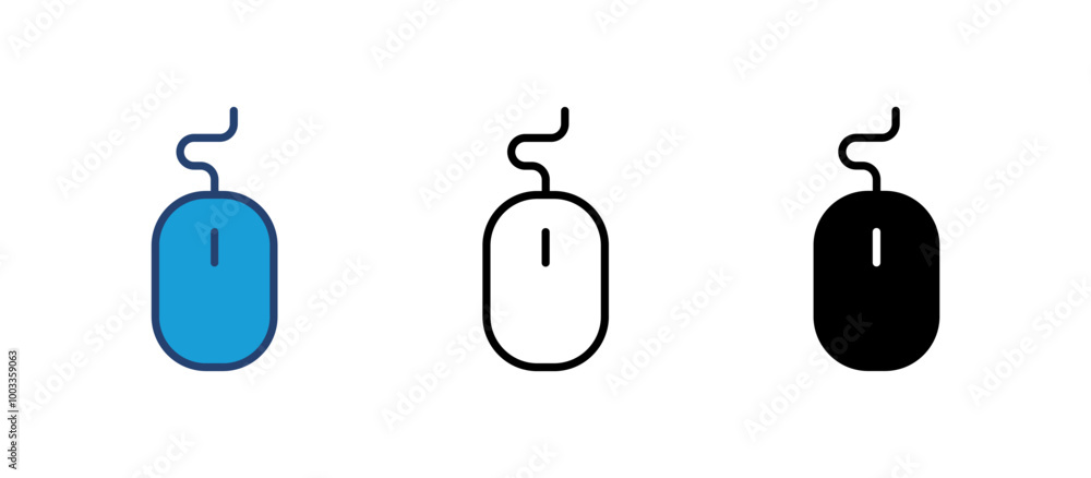 Mouse icon vector. click icon vector. pointer icon vector. Mouse icon vector. click icon vector. pointer icon vector.