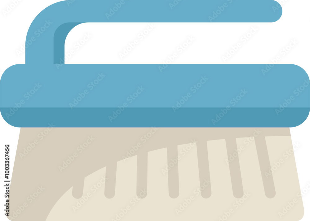 Cleaning brush with plastic handle for scrubbing and washing surfaces Cleaning brush with plastic handle for scrubbing and washing surfaces