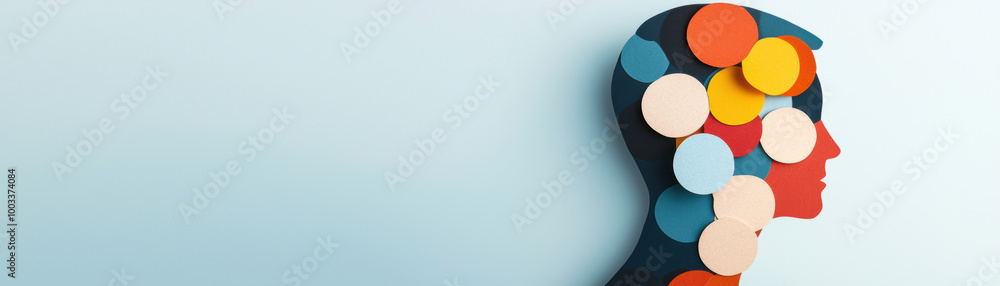 Abstract representation of thoughts and ideas in colorful patterns. Abstract representation of thoughts and ideas in colorful patterns.