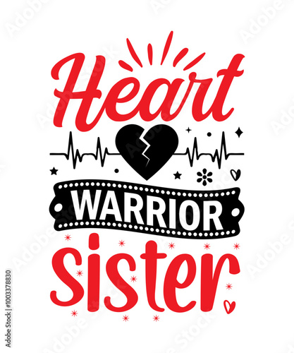 Heart t-shirt design