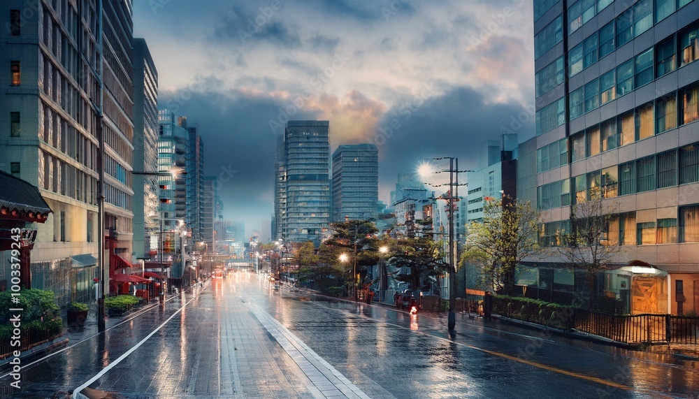 Obraz premium Tokyo generated_04