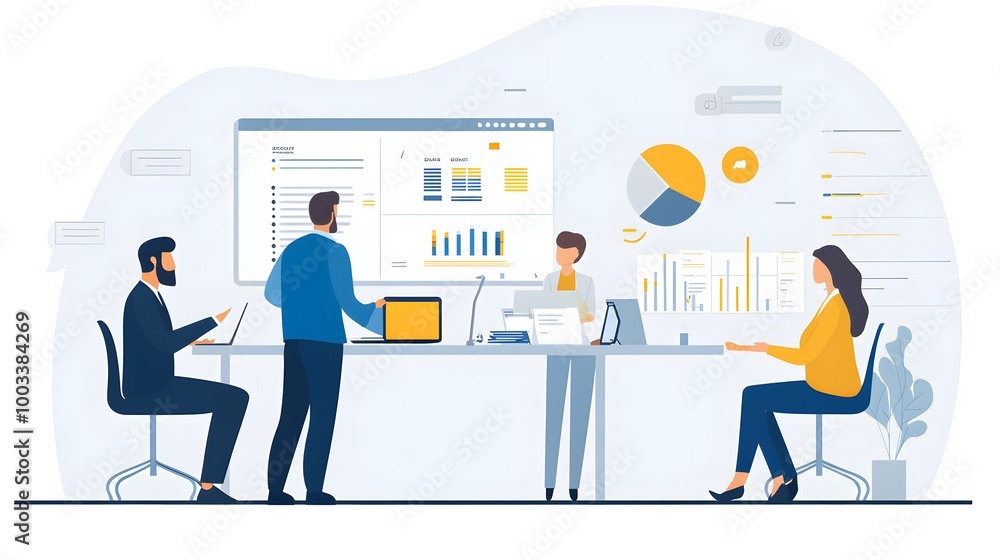 Obraz premium Business Consulting. 