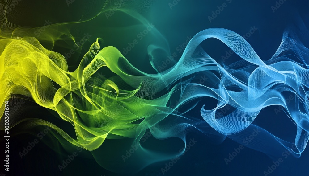 Obraz premium Abstract Flowing Colors.