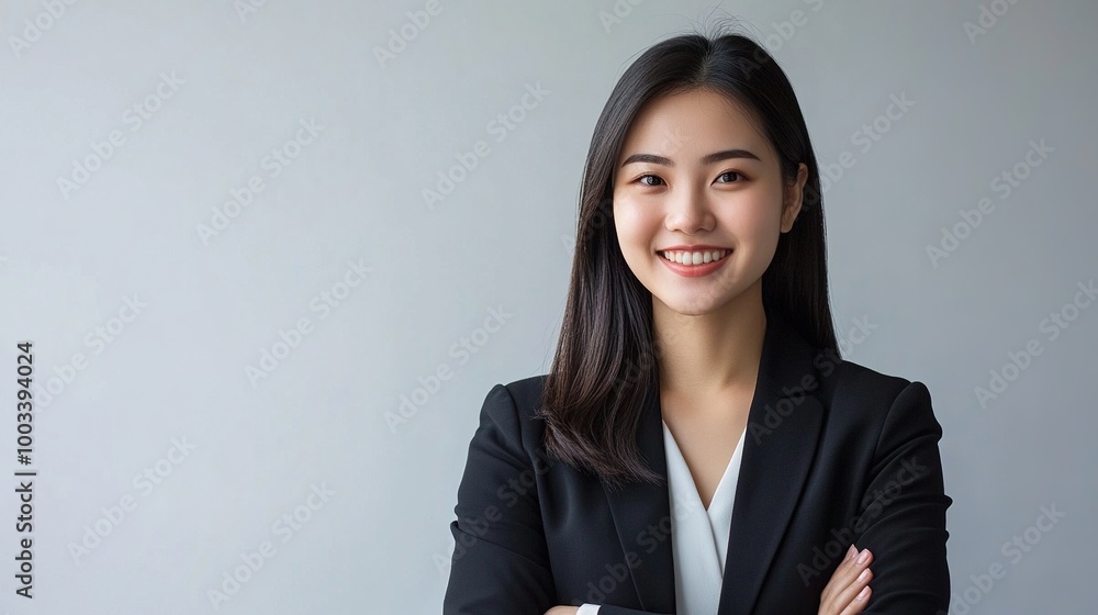 Confident Businesswoman Posing for Professional Portrait Confident Businesswoman Posing for Professional Portrait