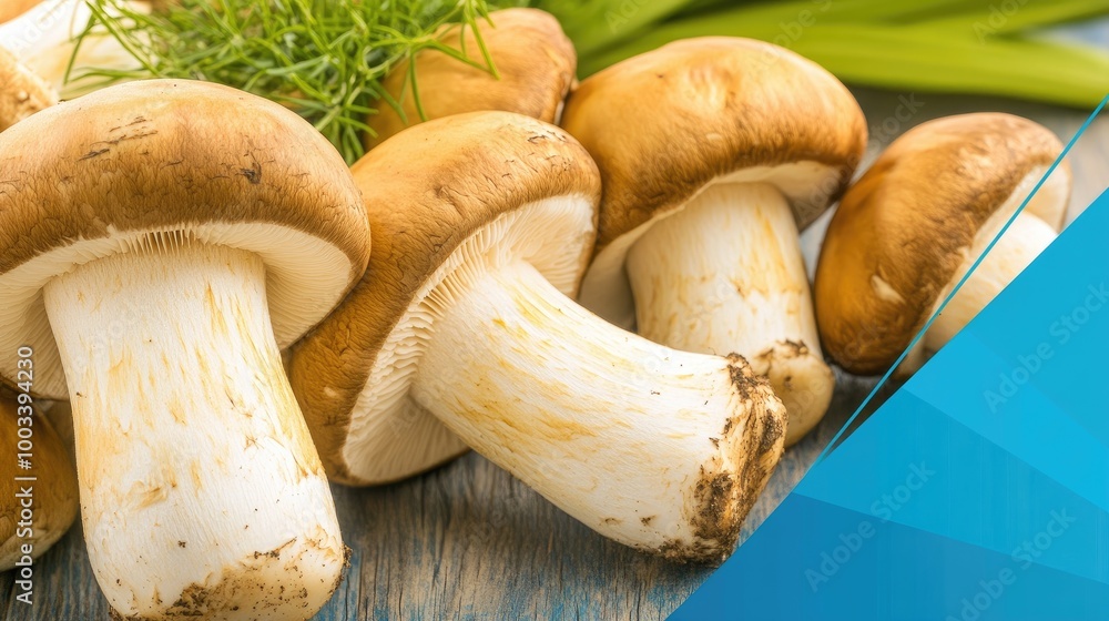 Vibrant Dish with Sautéed King Oyster Mushrooms Vibrant Dish with Sautéed King Oyster Mushrooms