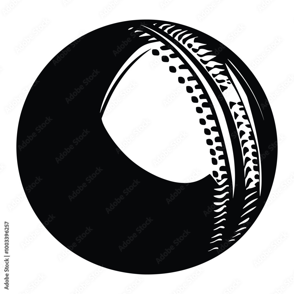 PrintCricket ball silhouette vector PrintCricket ball silhouette vector