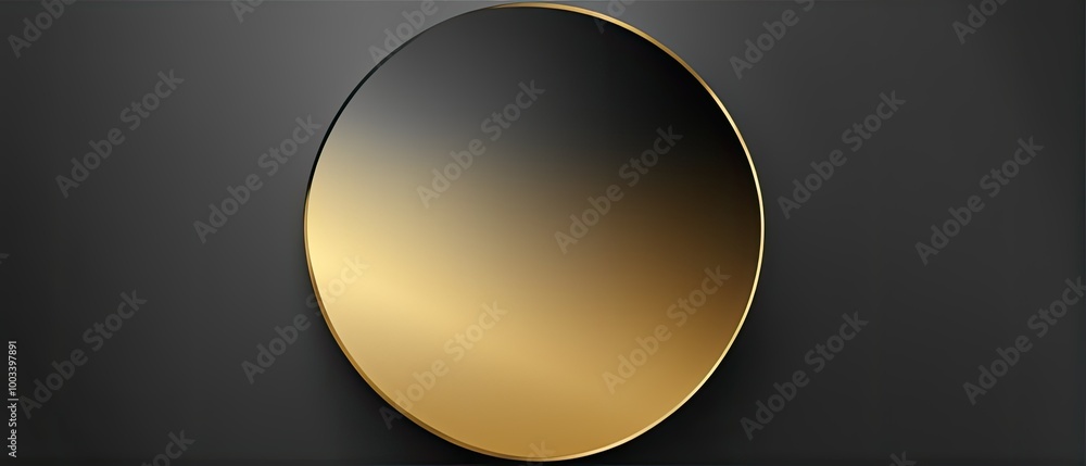 Abstract Gold and Black Circle Background Abstract Gold and Black Circle Background