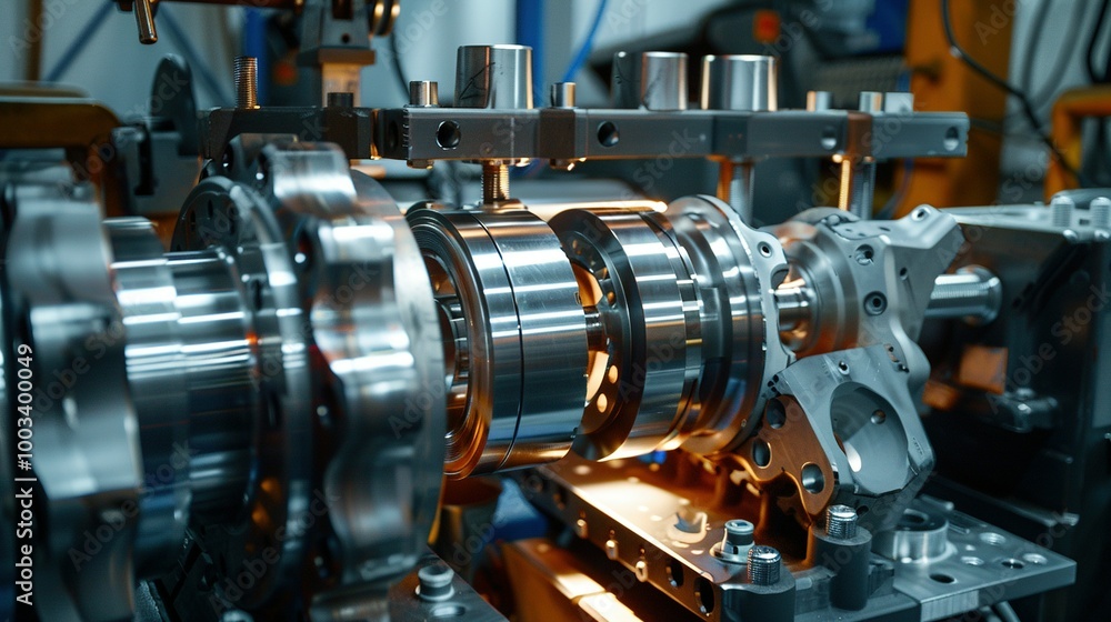 Crankshaft Repair and Testing: Rotating on Stand with CMM Coordinate Machine in the Service Industry Crankshaft Repair and Testing: Rotating on Stand with CMM Coordinate Machine in the Service Industry