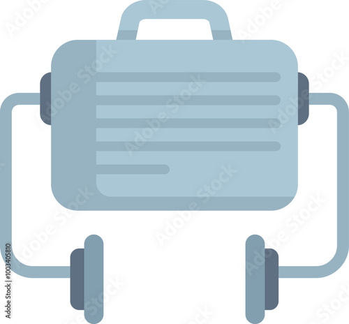 This icon features an audio guide device with headphones, commonly used for museum exhibits
