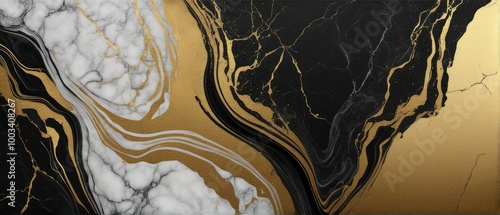 Abstract Marble Art photo