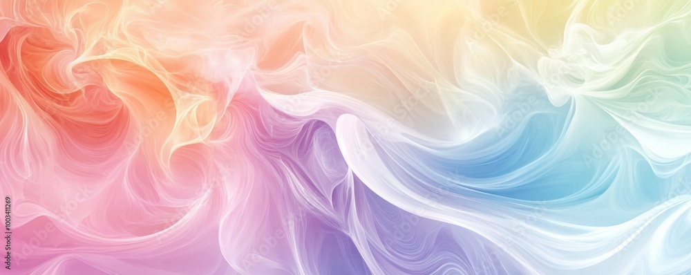 Abstract pastel colored swirling pattern Abstract pastel colored swirling pattern