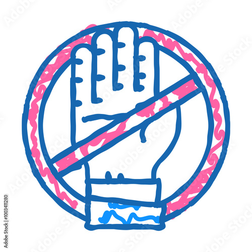 stop female violence sign doodle icon sketch vector. stop female violence sign sign. isolated symbol illustration