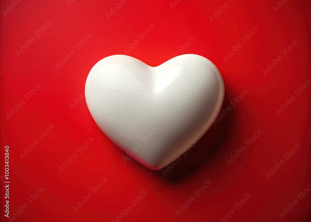 Celebrate love this Valentine's Day! Share your heartfelt message against a striking red background adorned with a beautiful white heart. Spread joy and warmth together! Celebrate love this Valentine's Day! Share your heartfelt message against a striking red background adorned with a beautiful white heart. Spread joy and warmth together!