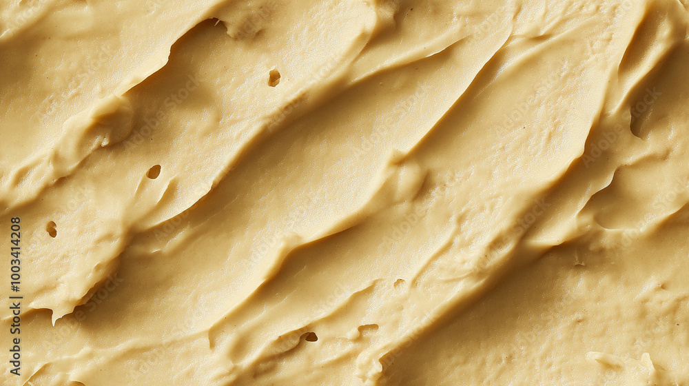 a close-up, top-down view of pine nut butter spread across the frame, filling the image with its soft ivory hue and smooth, thick texture a close-up, top-down view of pine nut butter spread across the frame, filling the image with its soft ivory hue and smooth, thick texture