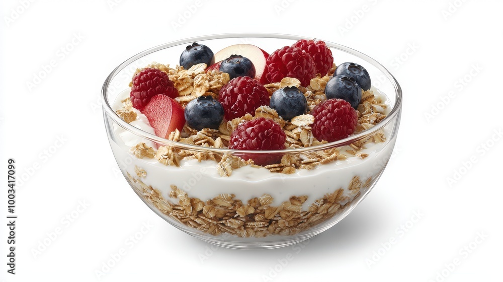 Fresh Yogurt with Berries and Granola Delight Fresh Yogurt with Berries and Granola Delight