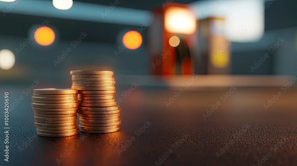 Abstract Concept of Rising Automobile Fuel Prices Abstract Concept of Rising Automobile Fuel Prices