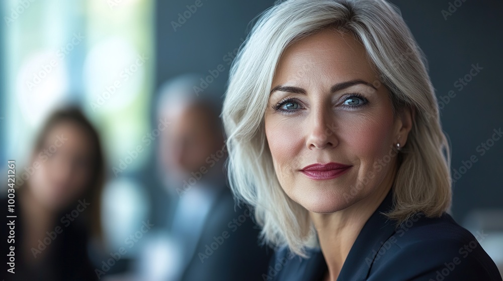 Professional Woman in Business Meeting Professional Woman in Business Meeting