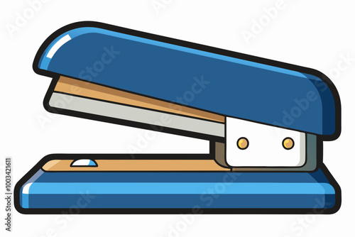 stapler vector illustration on a white background