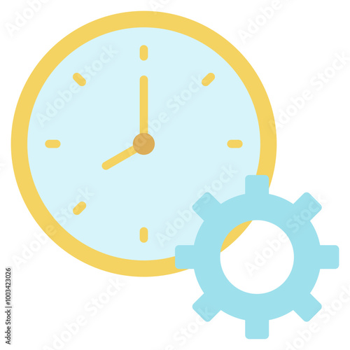 Clock Icon Flat Icon