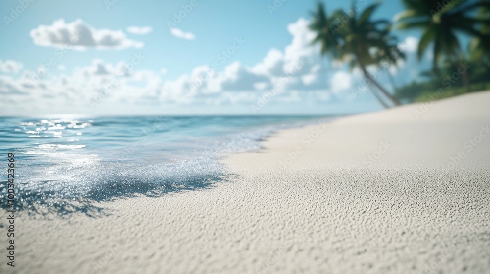 Fototapeta premium Tranquil Beach Scene