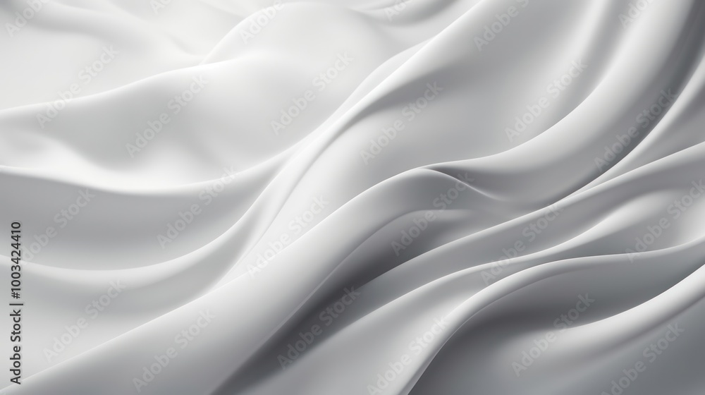 Abstract White Fabric Drape Abstract White Fabric Drape