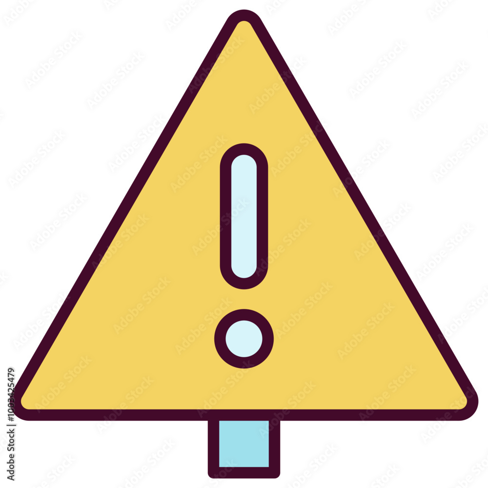 Warning Sign Icon Outline Color Icon Warning Sign Icon Outline Color Icon