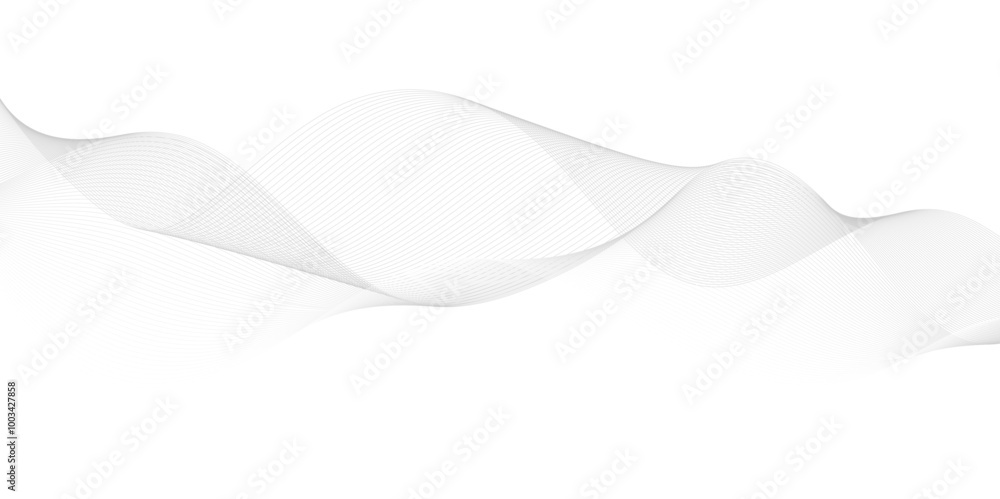 Beautiful wavy line on a white background. Horizontal banner template. Horizontal banner template. Abstract futuristic template. Chrome Beautiful wavy line on a white background. Horizontal banner template. Horizontal banner template. Abstract futuristic template. Chrome