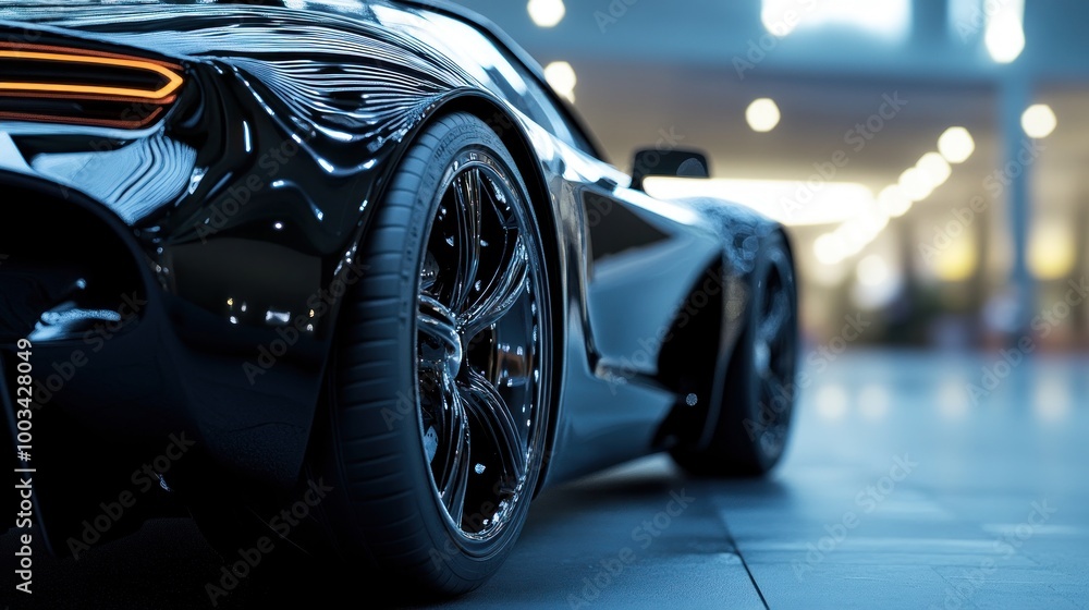 Black Luxury Sports Car Black Luxury Sports Car