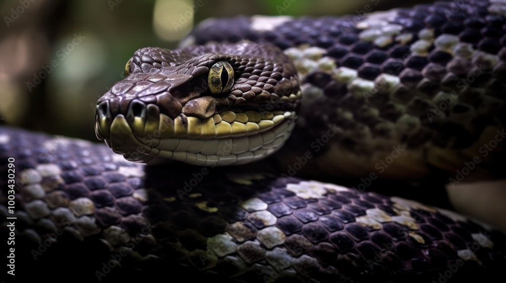 Close-up of a Boa Constrictor's Head Close-up of a Boa Constrictor's Head