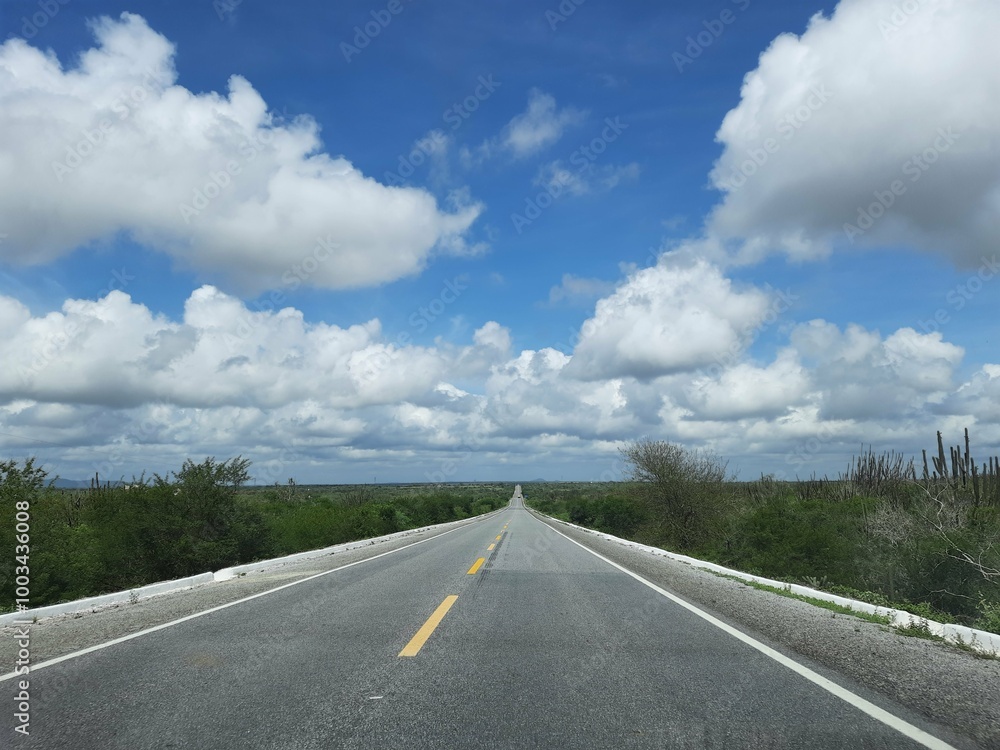 Fototapeta premium road to the sky