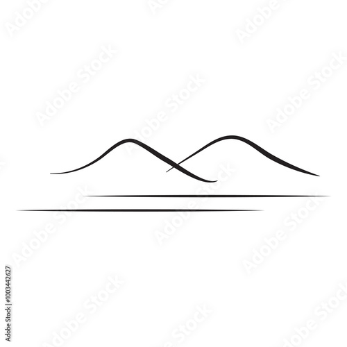 mountain logo icon
