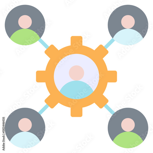 Stakeholder Icon Flat Icon
