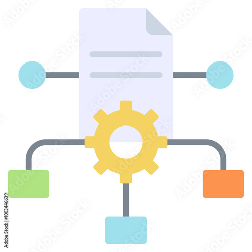 Framework Icon Flat Icon