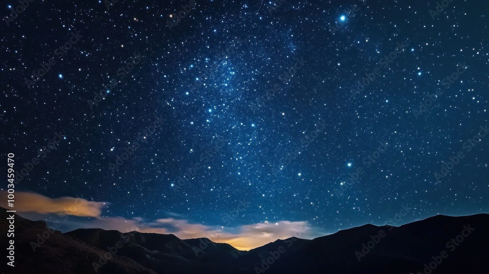 Milky Way Over Mountains Milky Way Over Mountains
