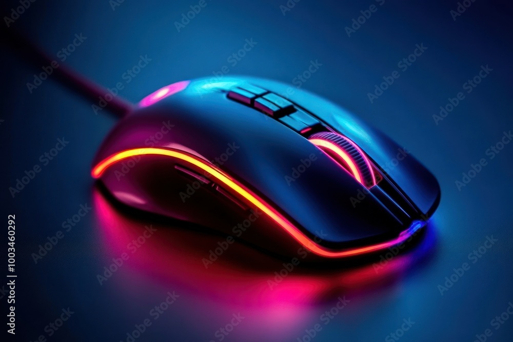 Stylish Gaming Mouse with Vibrant LED Lights Stylish Gaming Mouse with Vibrant LED Lights