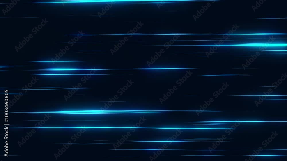 Glowing fast speed line animation. Glowing fast speed line animation.