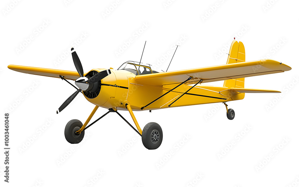 Fototapeta premium Crop Duster Cutout on Transparent Background
