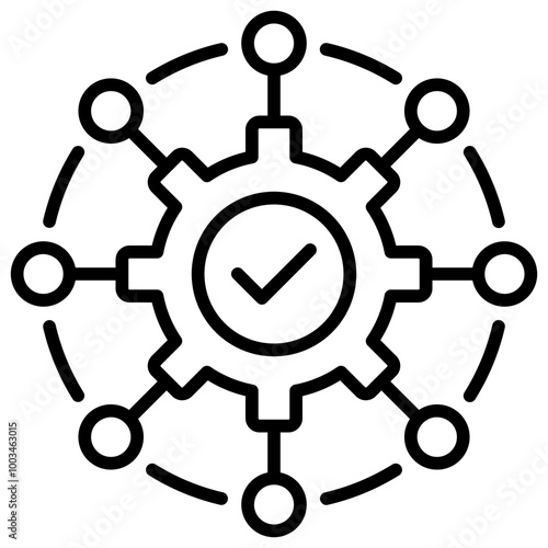 Integration Icon Outline Icon