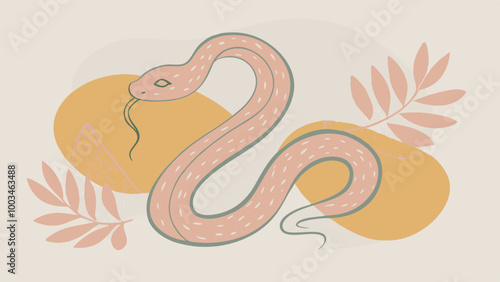 snake in the form of a snake