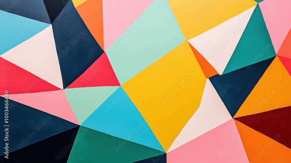 Colorful abstract geometric shapes on a modern background. Colorful abstract geometric shapes on a modern background.